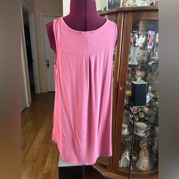 IZ BYER Sleeveless Top Pink/Mauve Size Small - Picture 4 of 5